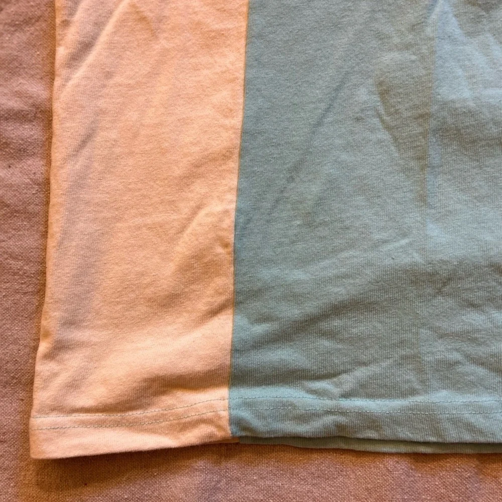 Teddy Fresh Colorblock Tee in Blue, Pink, and Cream - Picture 8 of 12